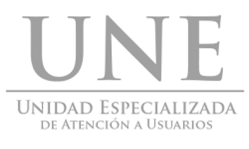 UNE Unidad Especializada de Atención a Usuarios.